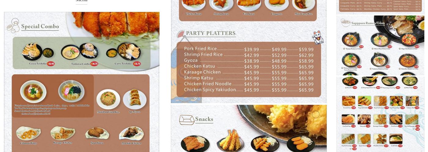 Ramen Bones Menu