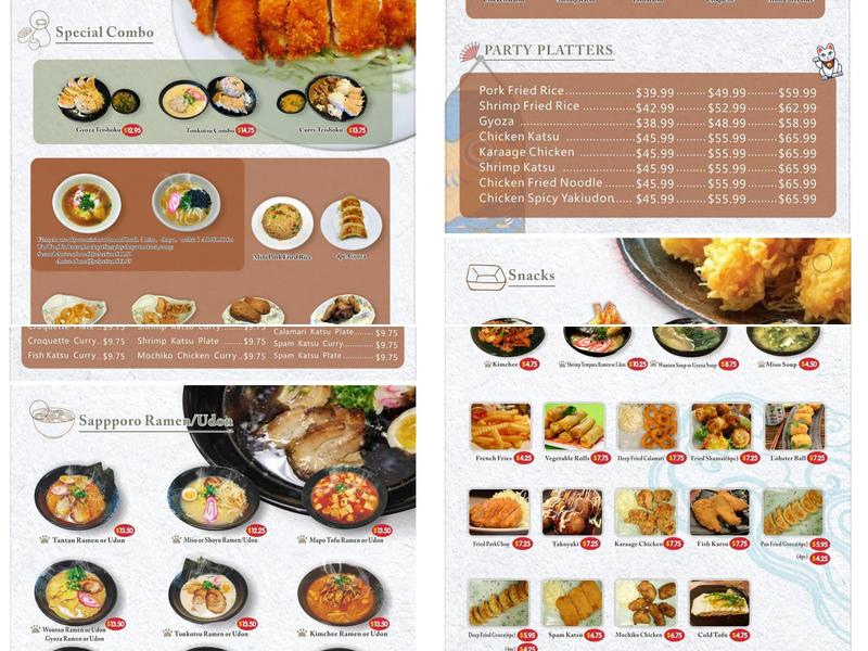 Ramen Bones Menu