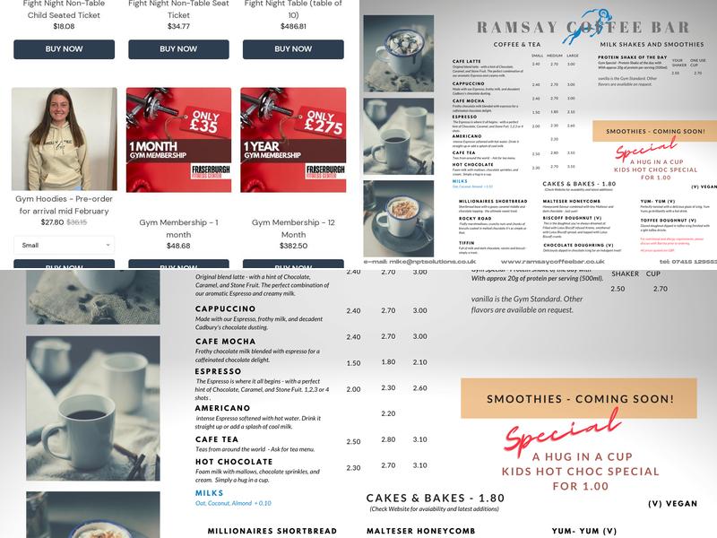 Ramsay Coffee Bar Menu