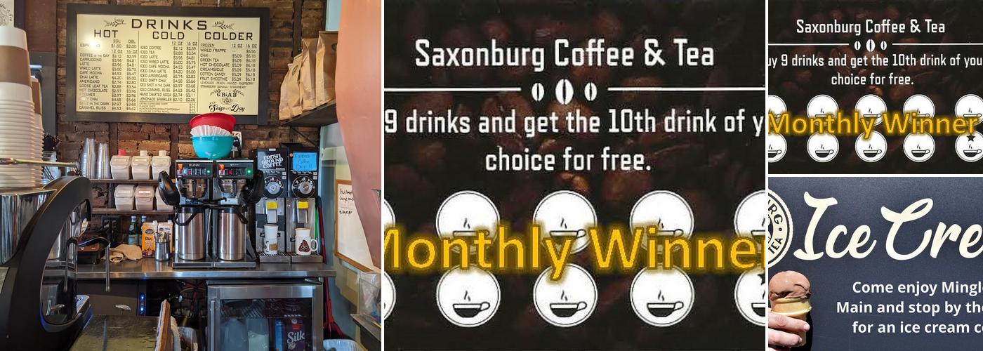 Saxonburg Coffee & Tea Menu