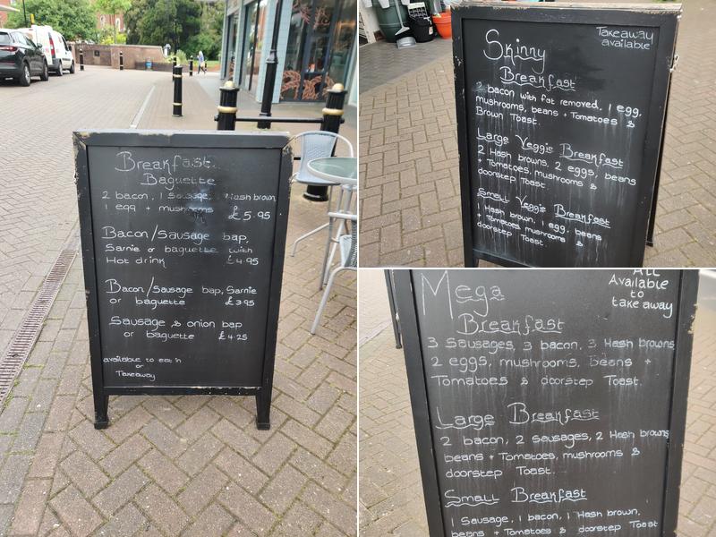 Aimis Cafe Takeaway Menu