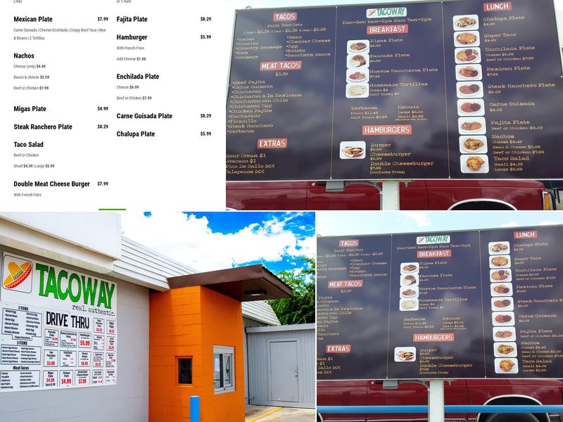 Taco Way Menu