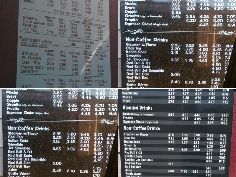 Aut-To Mocha Menu