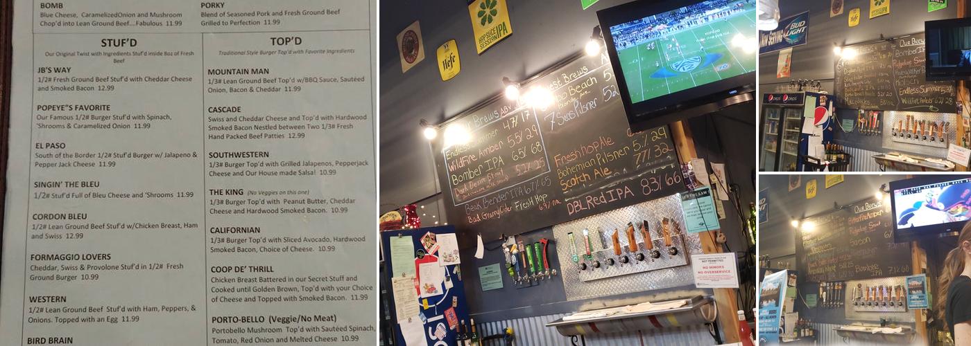 Riverside Pub Menu