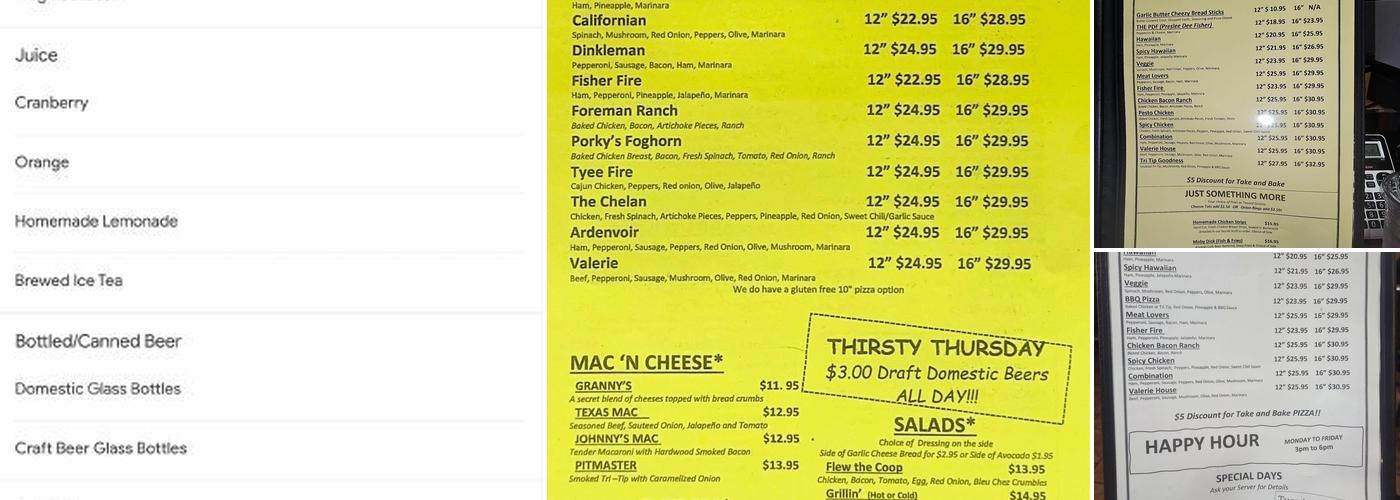 Pub 97A Menu
