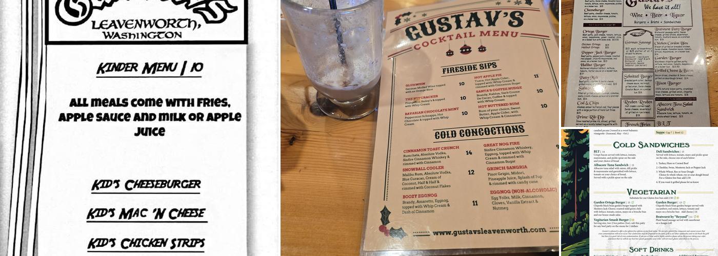 Gustav's Menu