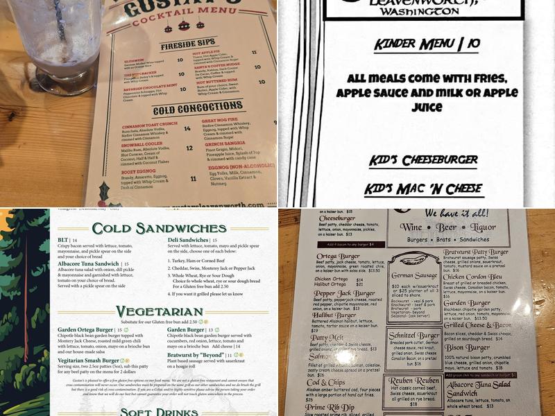 Gustav's Menu