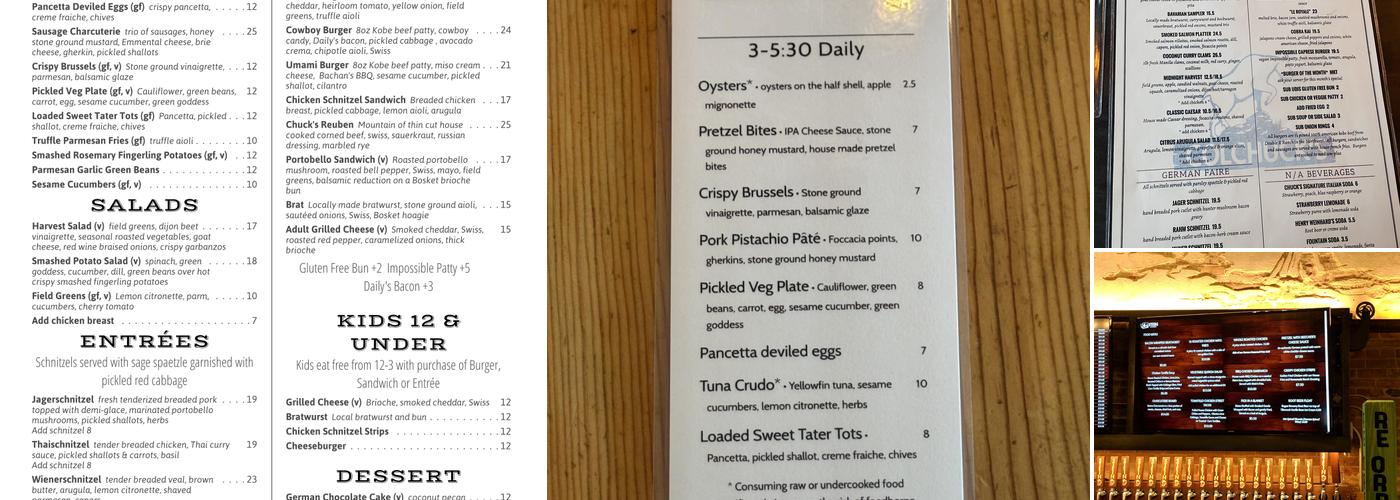 Colchuck's Menu