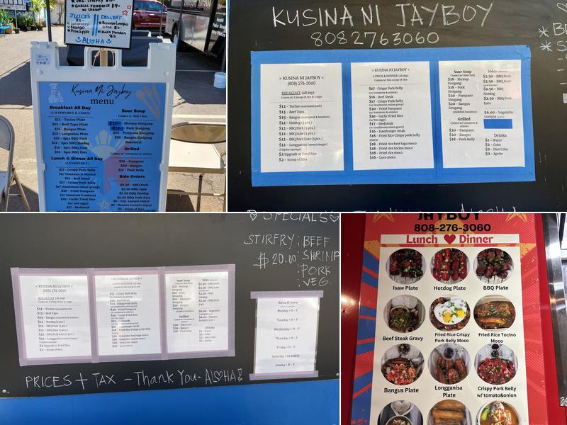 Kusina Ni Jayboy Menu
