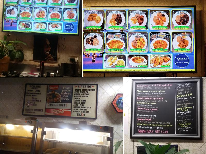 Fireside Caribbean Restaurant Menu