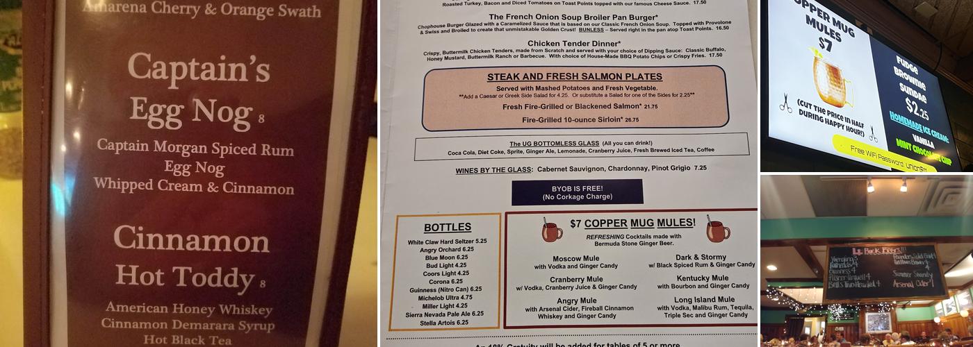 Union Grill Oakland Menu