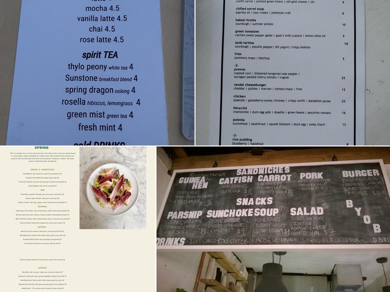 The Vandal Menu