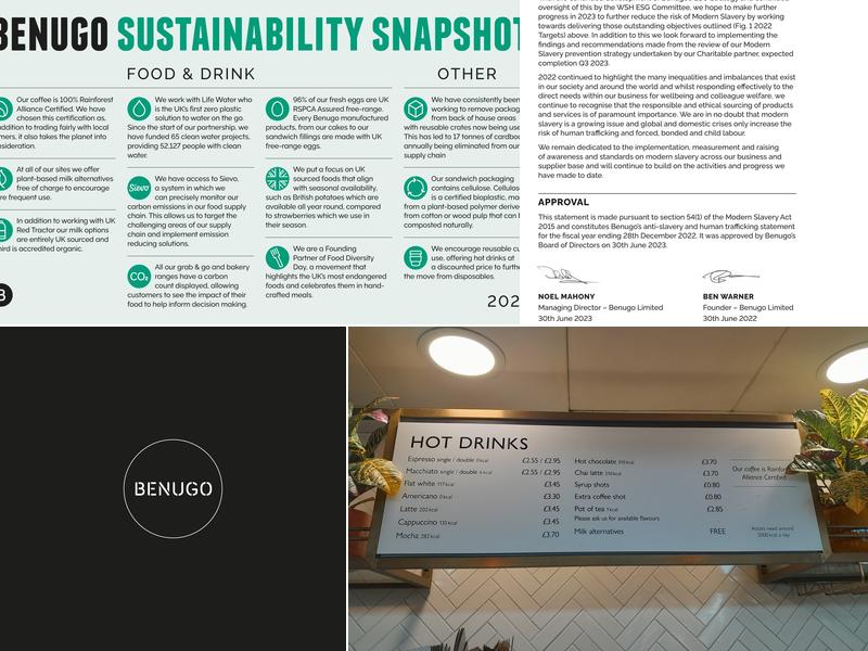 The CAFE : BAR by Benugo at John Lewis Menu