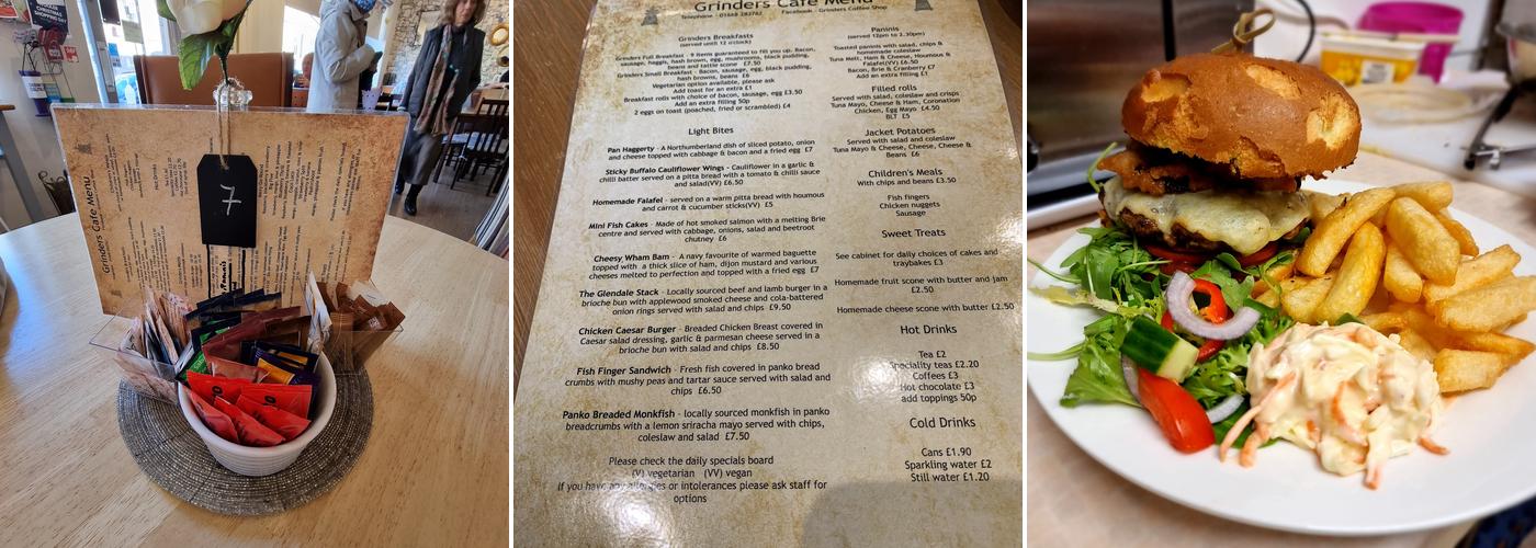 Grinders Coffee Shop Menu