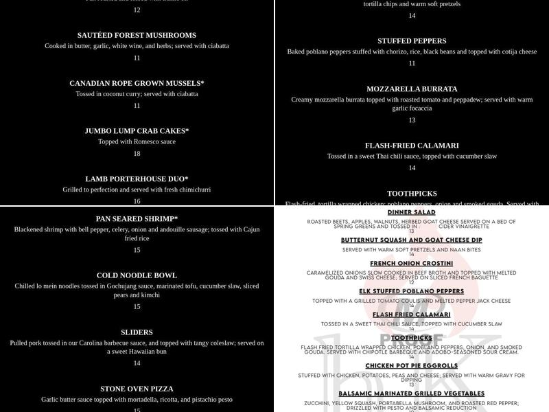 The Headkeeper Menu