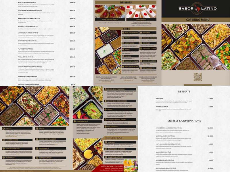 Sabor Latino Restaurant Menu