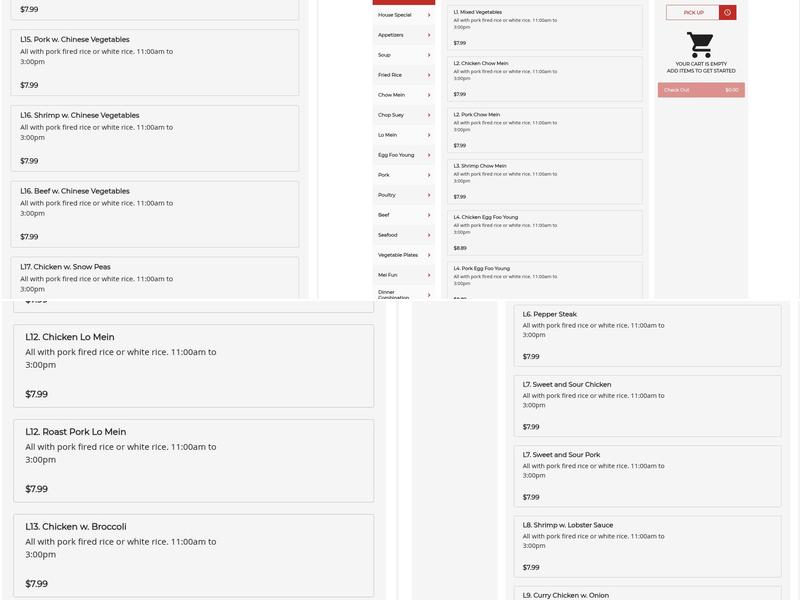 Hong Yip Restaurant Menu