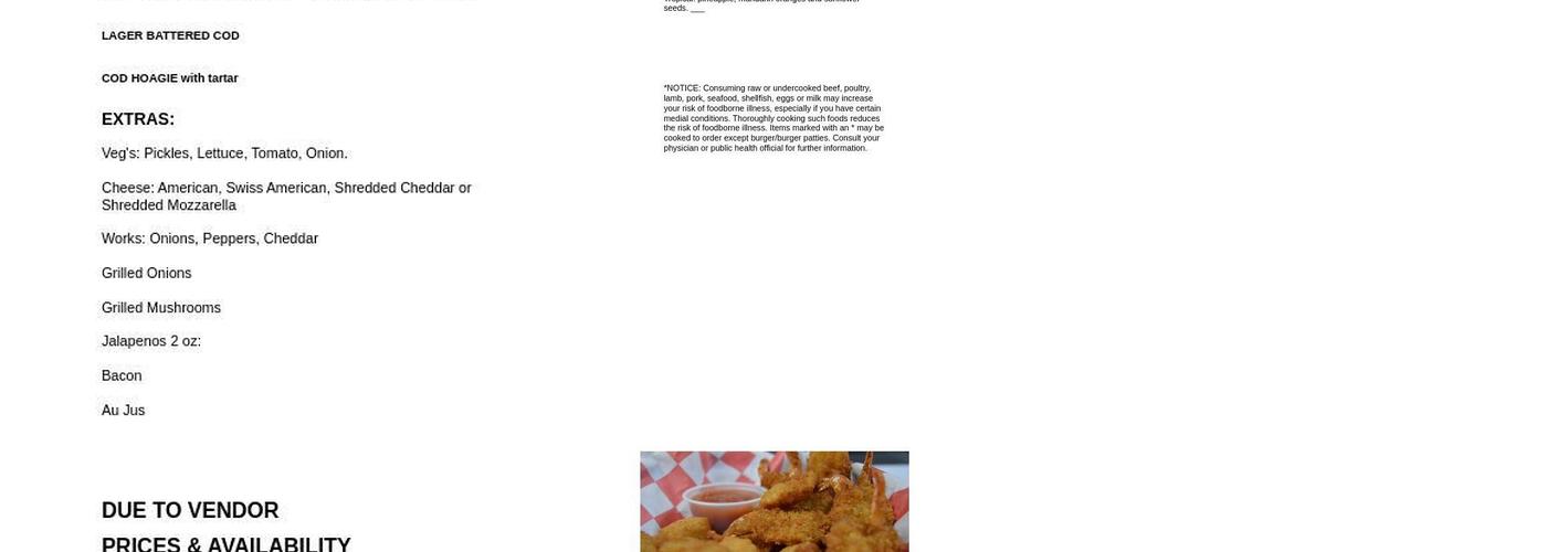 Freeze Frame Bowl Menu