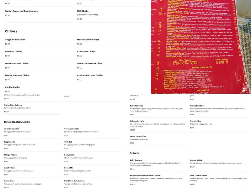 Fresko Menu