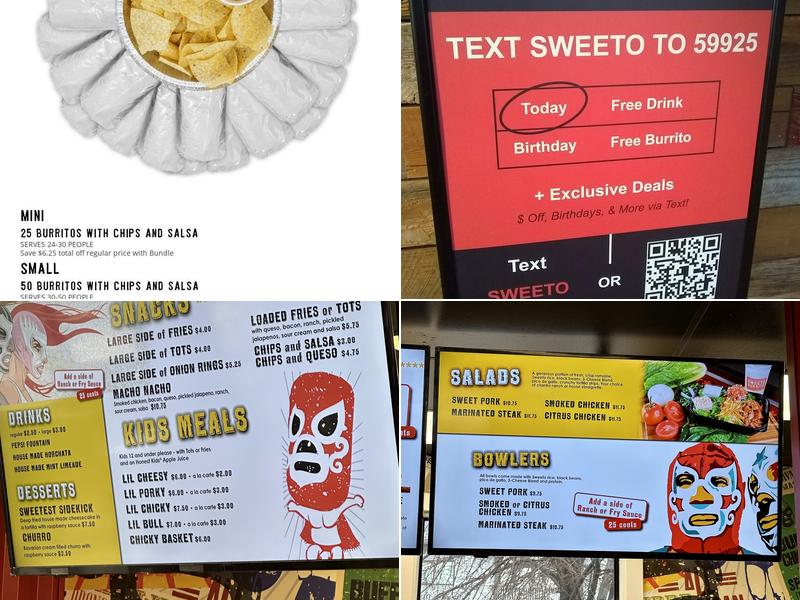 Sweeto Burrito--Orem Menu