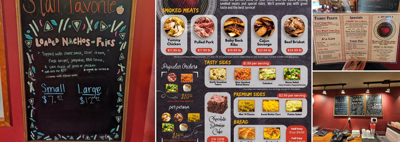 The Smoking Apple Menu