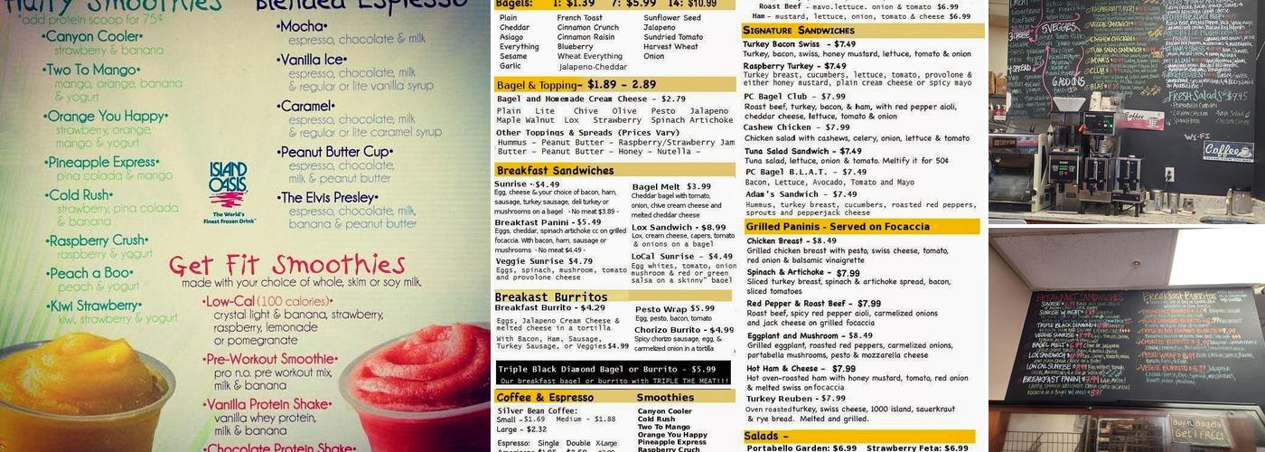 Park City Bread & Bagel Menu