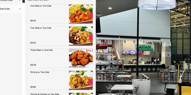 ASIAN EXPRESS Menu