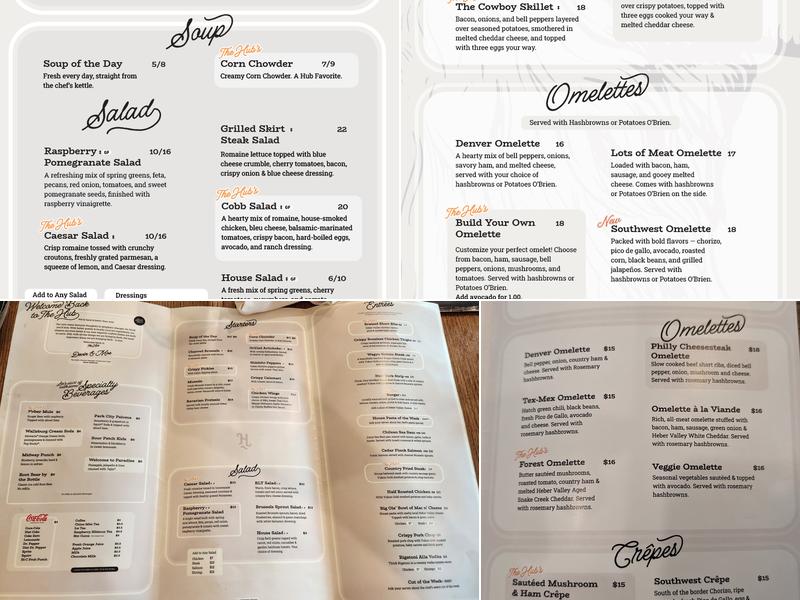 The Hub Menu