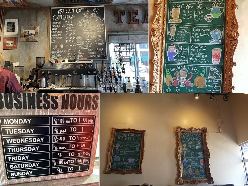 Art City coffee Menu