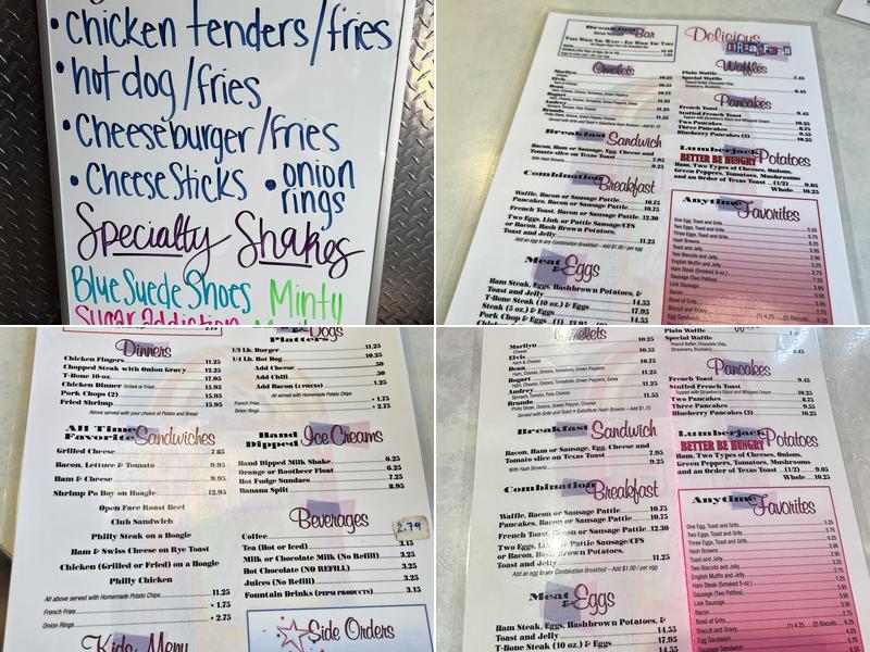 All American Diner Menu