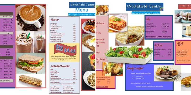Stepping Stones Cafe Menu
