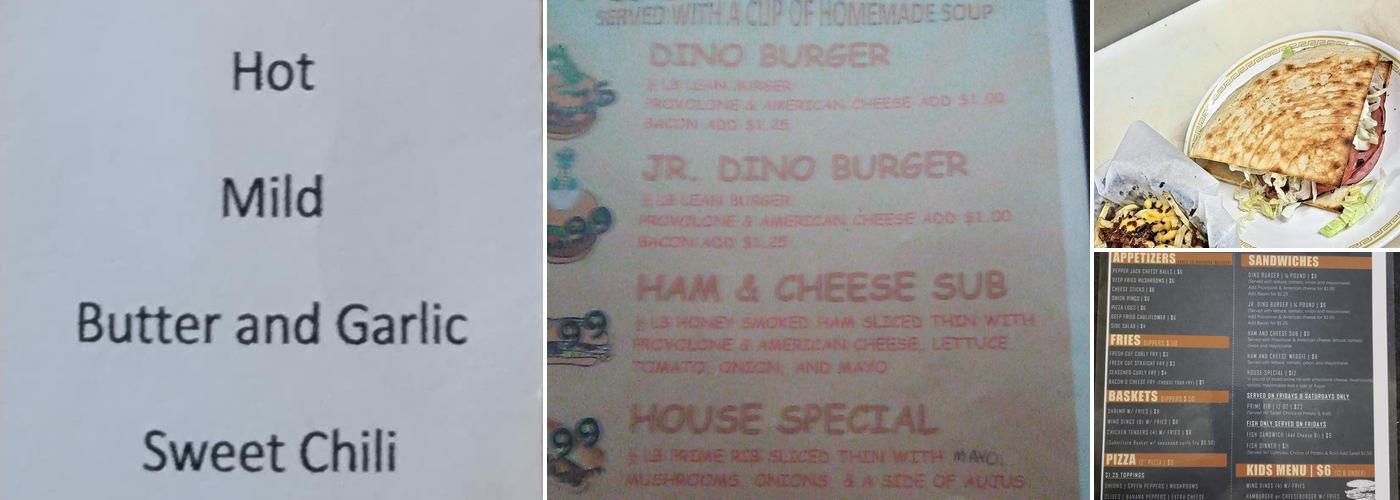 Washington House Menu