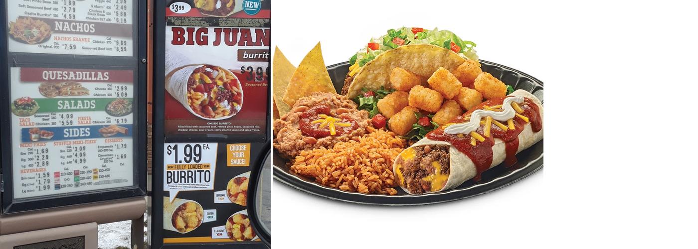 Taco Time Menu