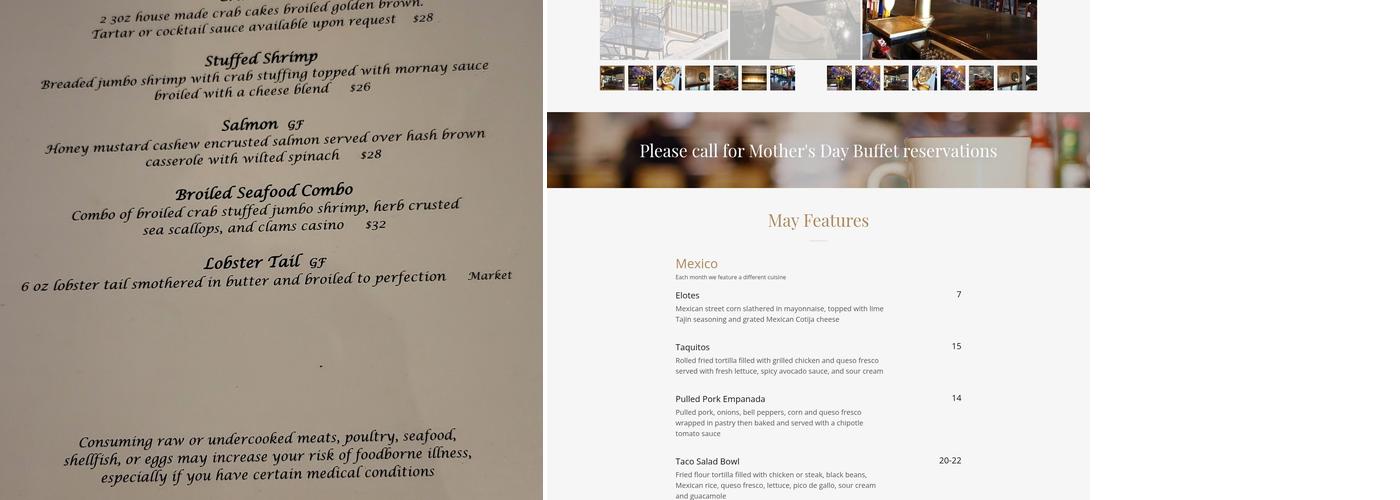Summit View Restaurant Menu