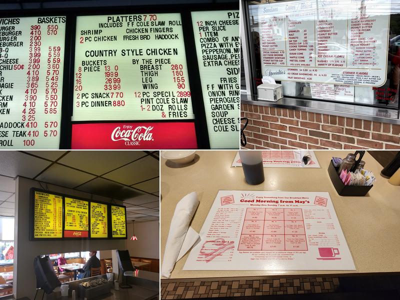 Mays Drive-In Restaurant Menu