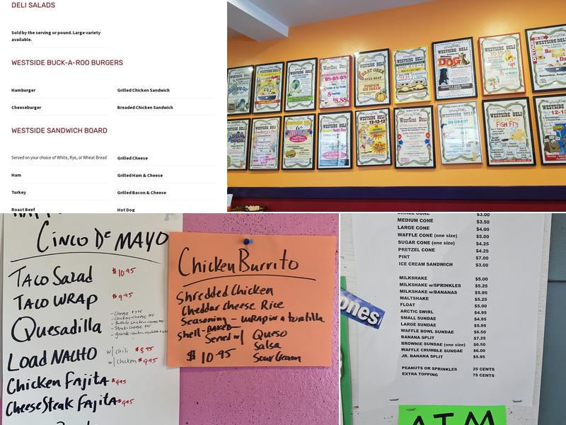 Mary Beth's Westside Deli Menu