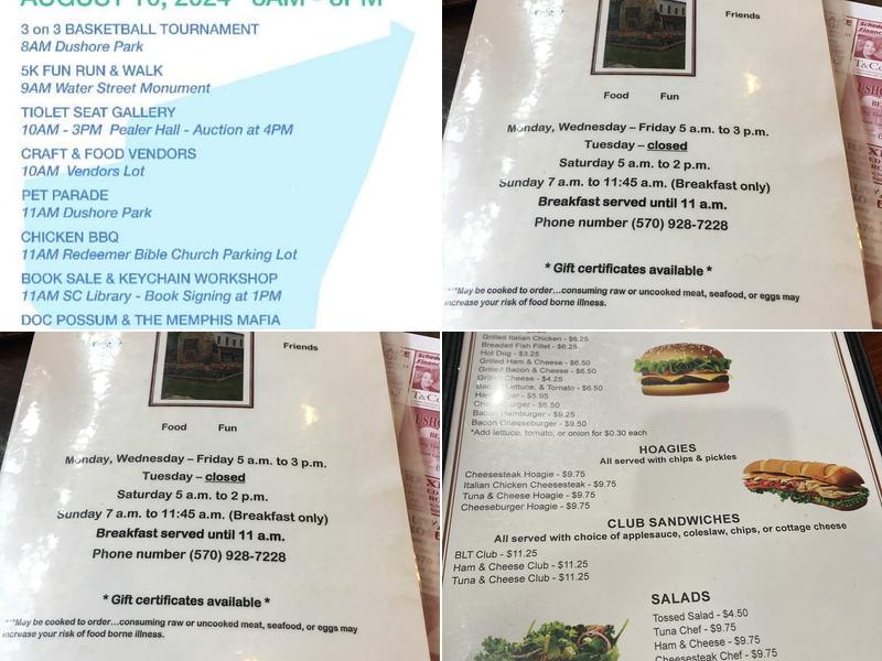 Pam's Menu