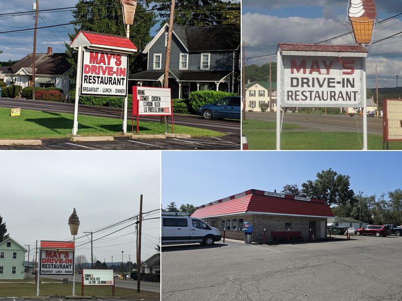 May's Drive-In 1920 PA-405, Muncy