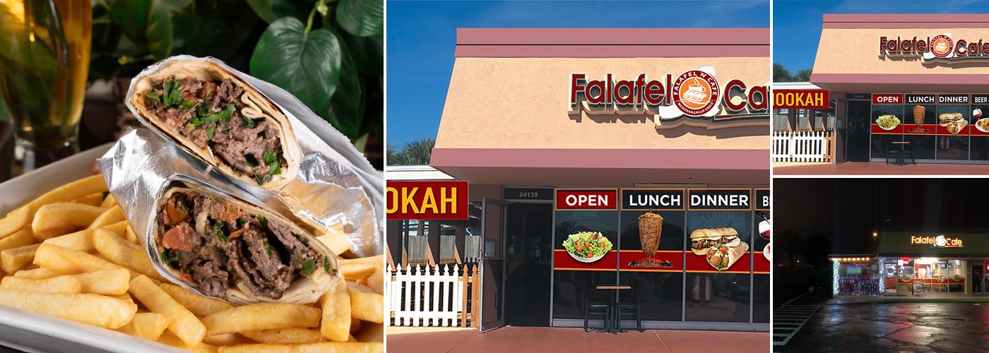 Falafel N Cafe restaurant and patio bar