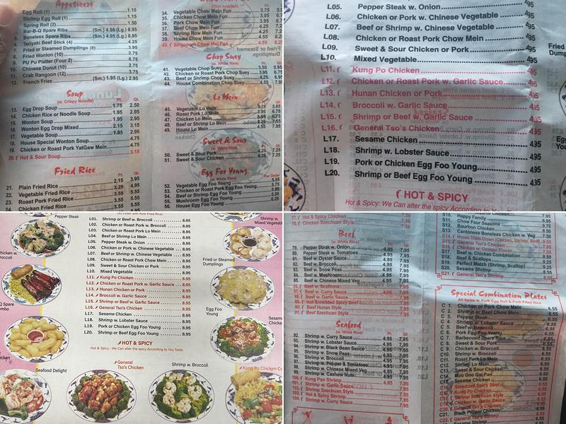 Little China Restaurant Menu