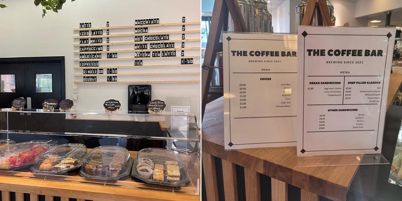 The Coffee Bar Menu