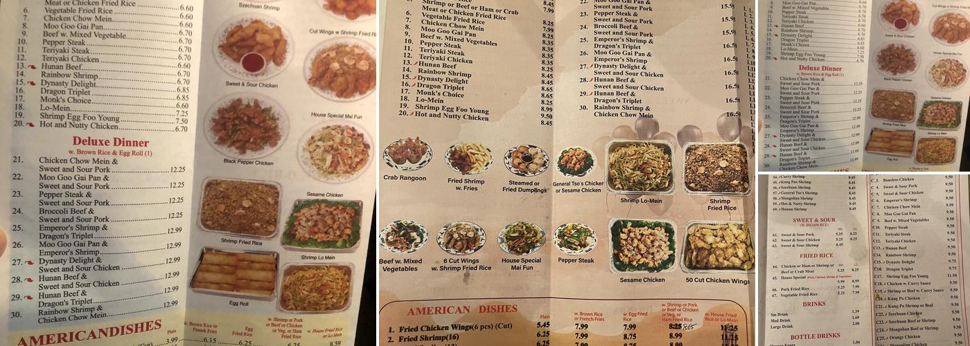 Egg-Roll Express Menu
