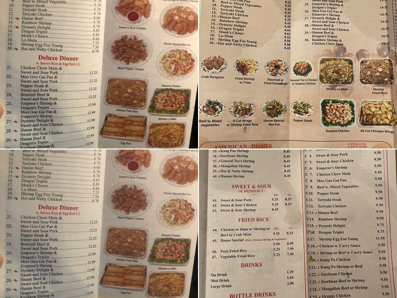 Egg-Roll Express Menu