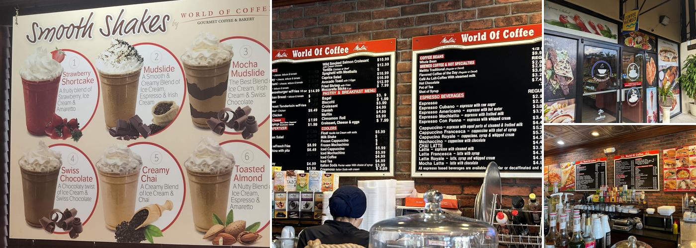 World of Coffee Menu