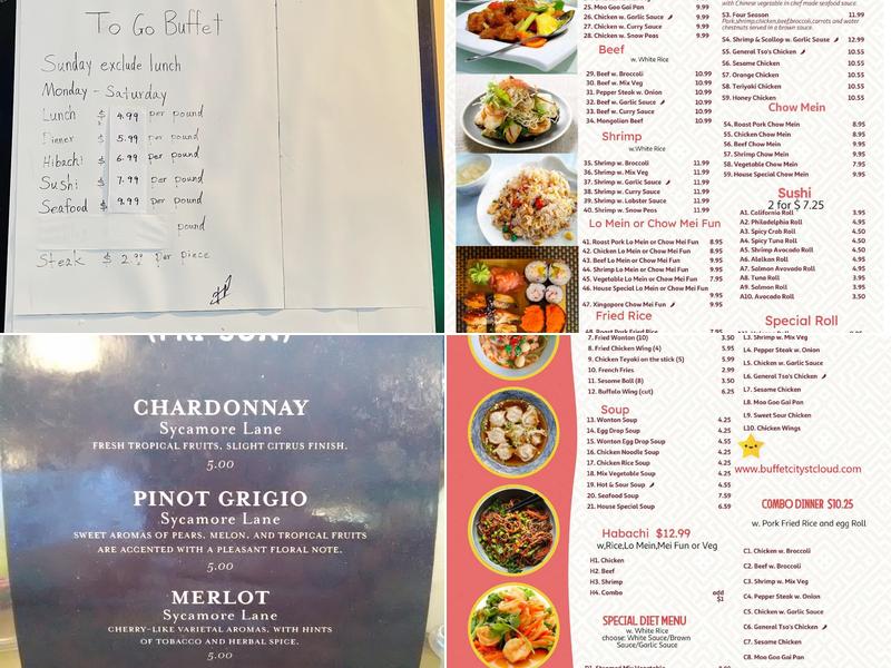 Buffet City - Saint Cloud Menu