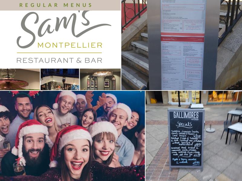 Montpellier Cafe Menu