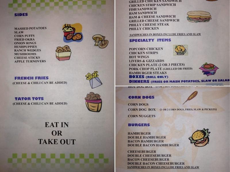 Chic Restaurant Menu