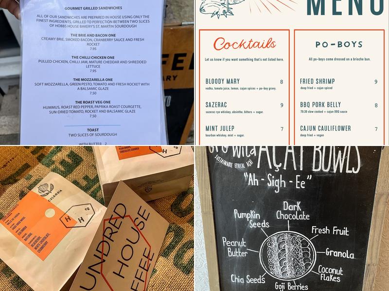 The Coffee Dispensary Menu