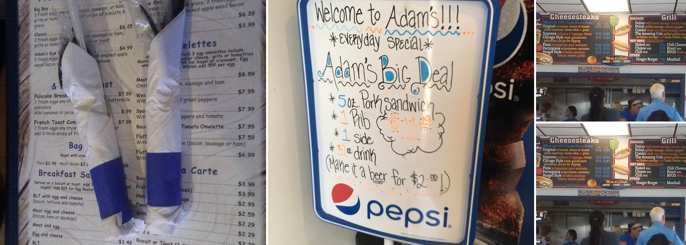 Adam's Rib Co. Menu