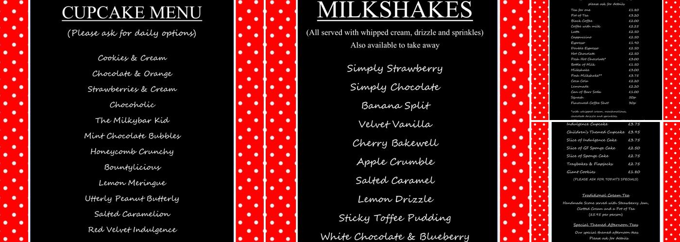 The Polka Dot Teapot Menu